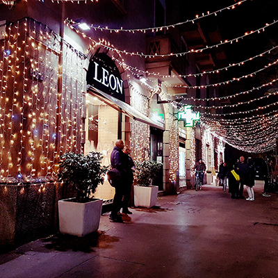 Luminarie Milano